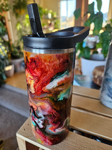 # CUSTOM Tumbler ~ 15oz - 2 lids