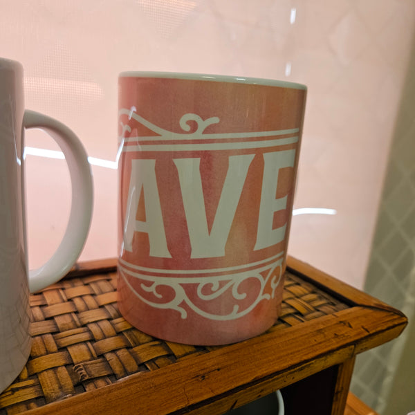 Mug - BRAVE - Soft Pink