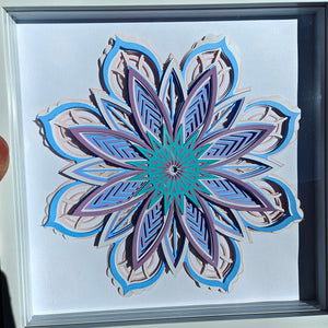 #02 Mandala - 12" x 12" - Pastel Bright
