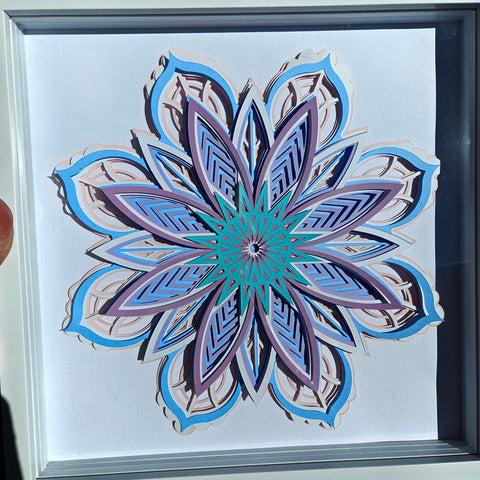#02 Mandala - 12" x 12" - Pastel Bright