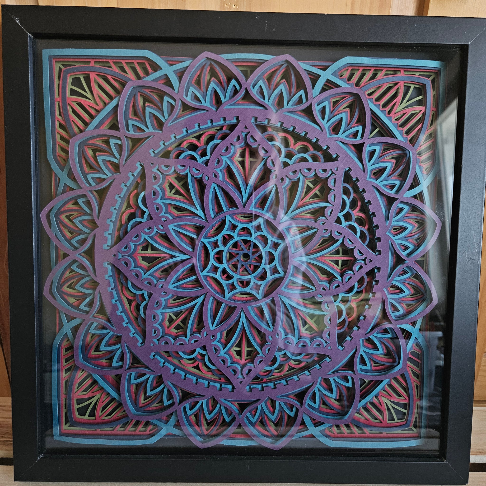 #07 Mandala - 12" x 12" - Jewel Tones