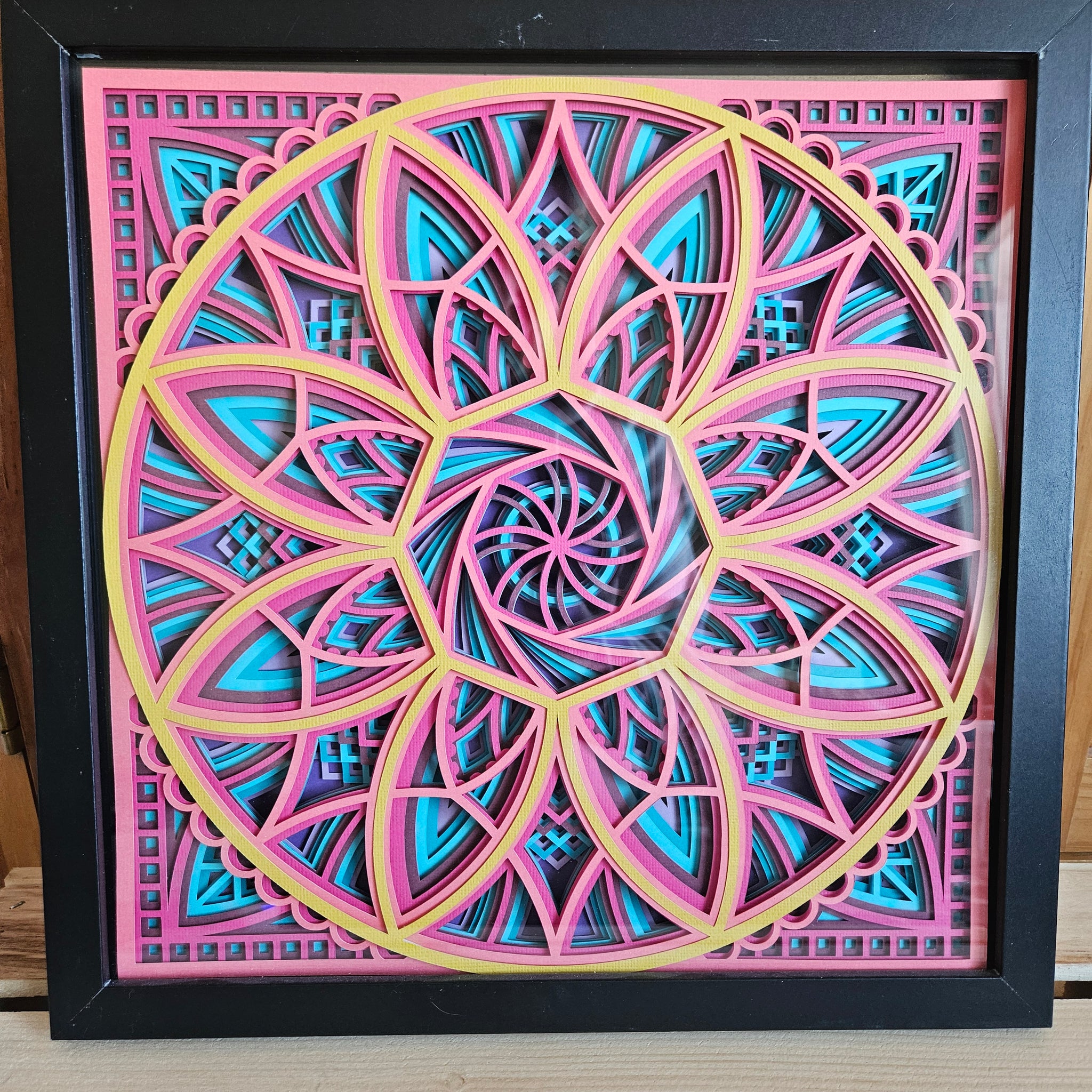 #04 Mandala - 12" x 12" - Spokes, Kaleidoscope