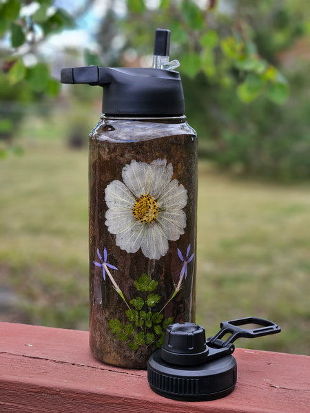 # CUSTOM Water Bottle ~ 32 oz - 2 lids