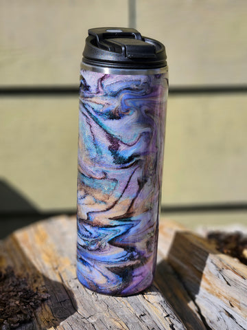 #358 Tumbler ~ 18 oz - all-in-one lid