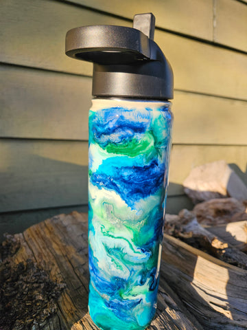 #210 Water Bottle ~ 25 oz-2 lids