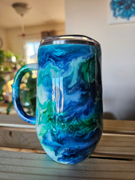 #002 Mug ~ 16oz Seaglass