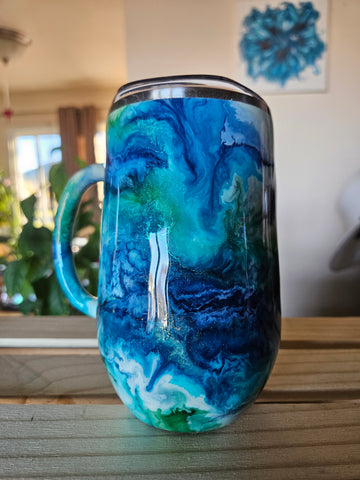 #002 Mug ~ 16oz Seaglass