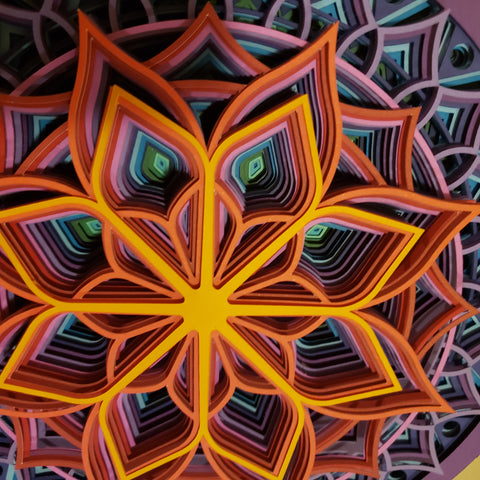 Mandala - 12" x 12" - Colorburst