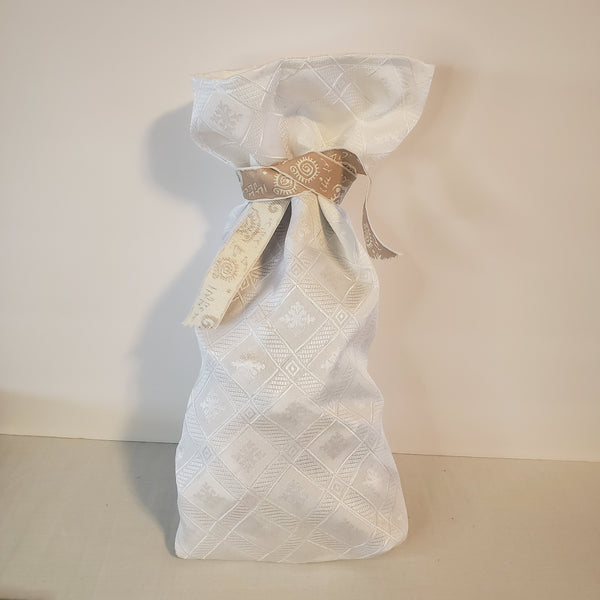 Reusable Gift Bag - White Tall