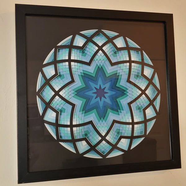 Mandala - 12" x 12" - Deep Pool