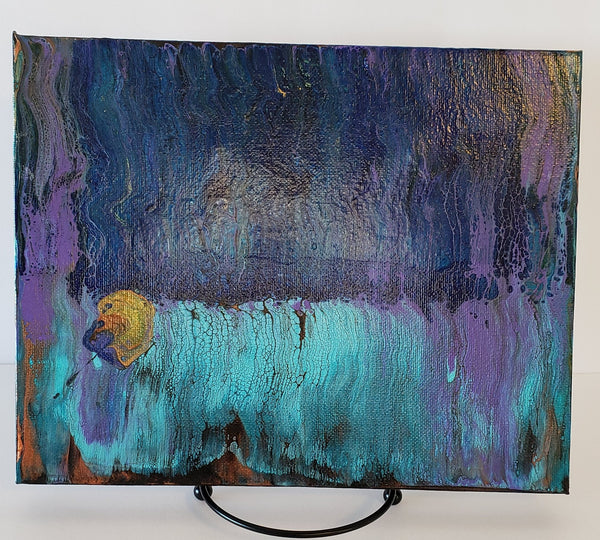 8" x 10" Pour - Rugged Blue