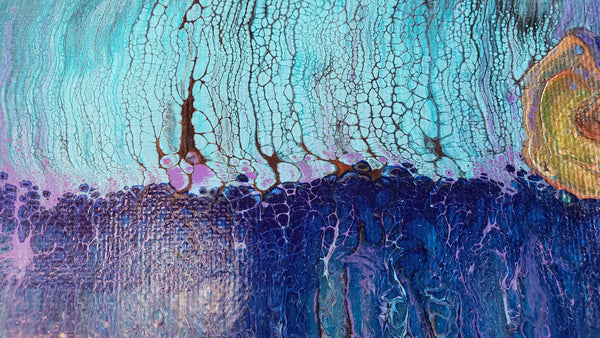 8" x 10" Pour - Rugged Blue
