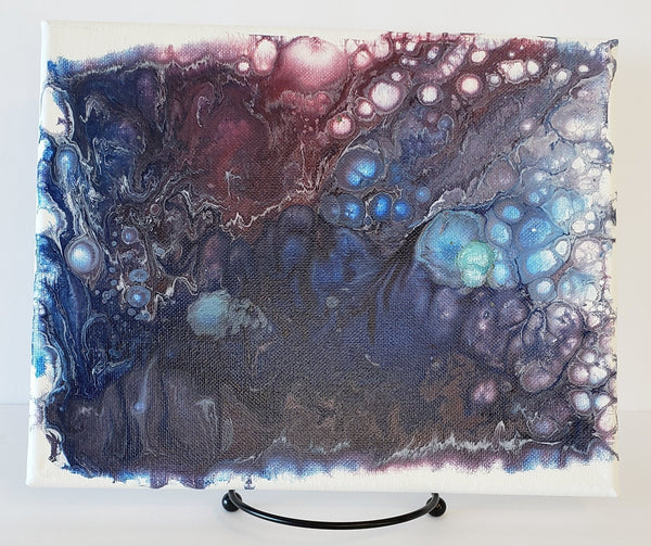 8" x 10" Pour - Purple Fade