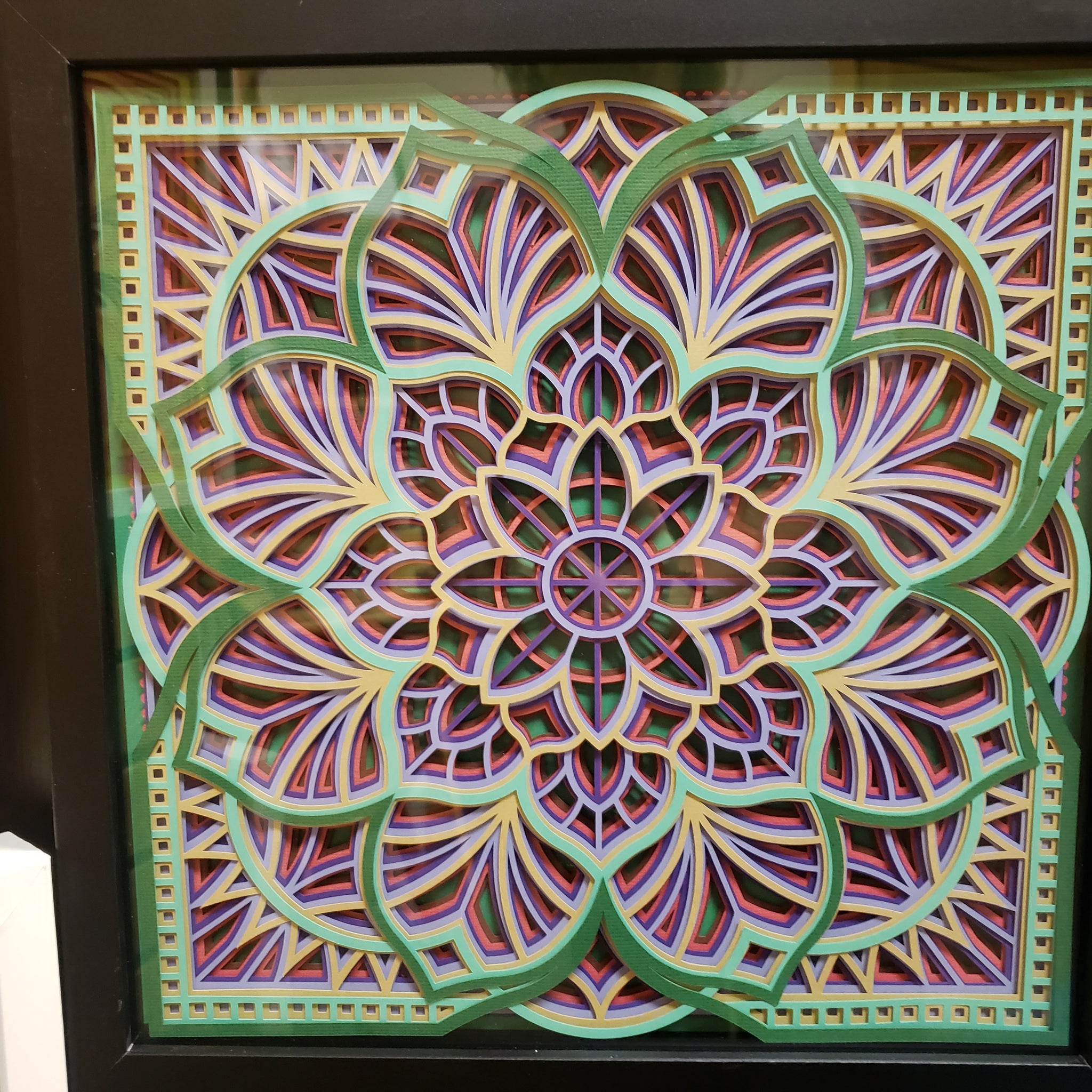 Mandala - 12" x 12" - Green Classic