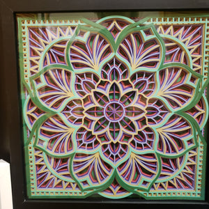 Mandala - 12" x 12" - Green Classic