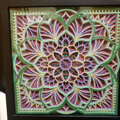Mandala - 12" x 12" - Green Classic