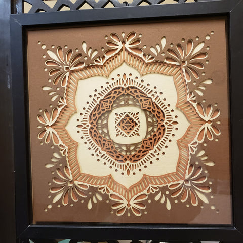 Mandala - 12" x 12" - Old Fashioned