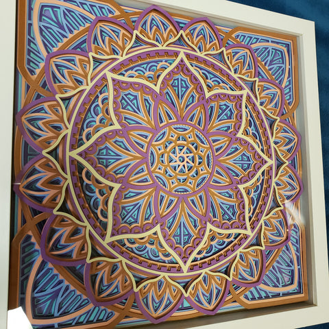Mandala - 12" x 12" - Pastels