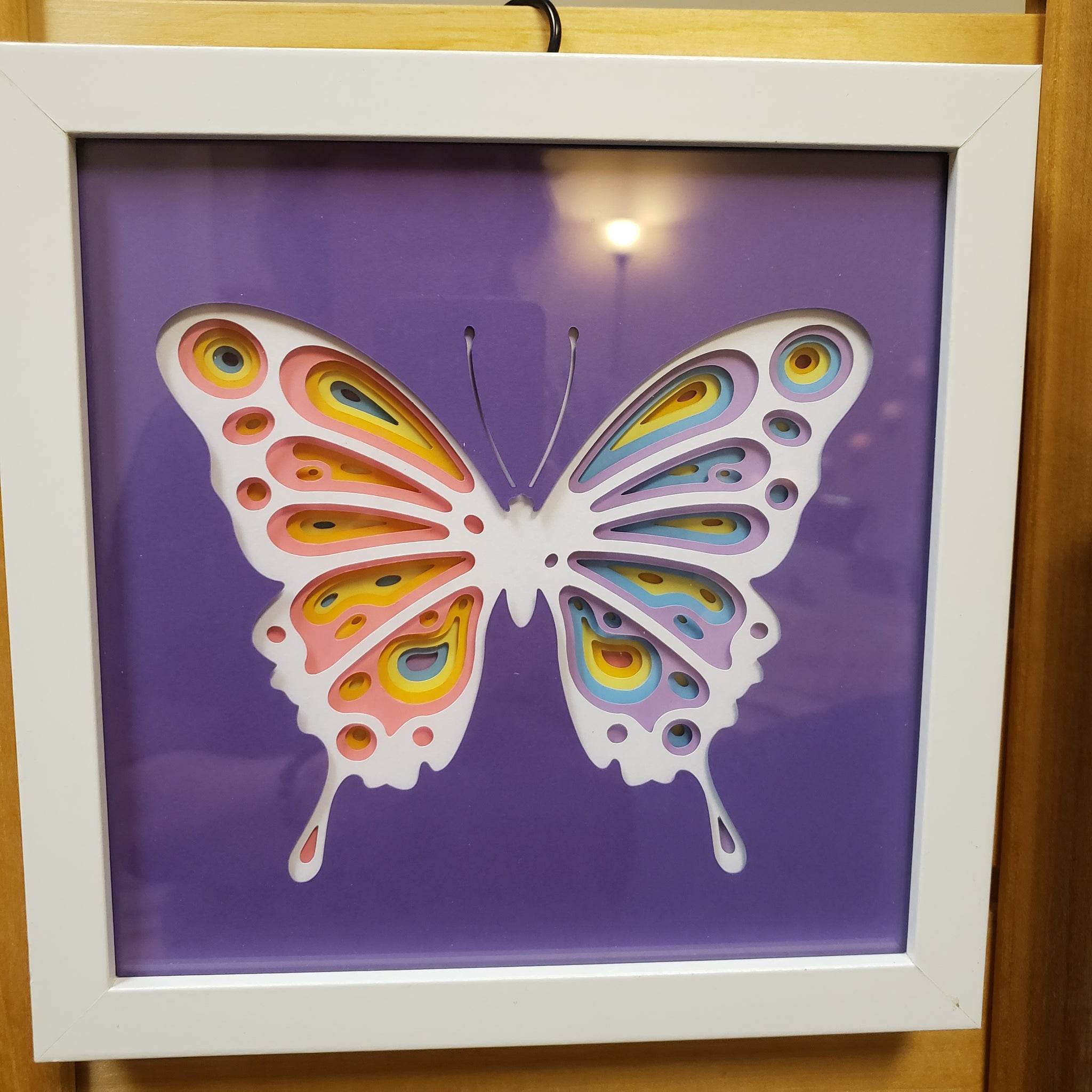 Mandala - 8"x 8" - Butterfly Purple