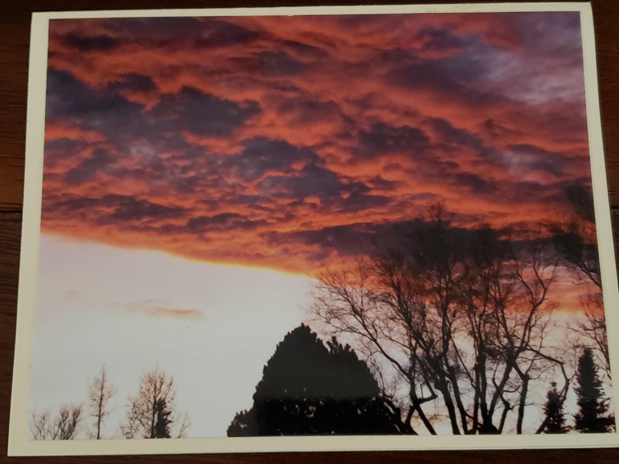 Photocard - Red Sky