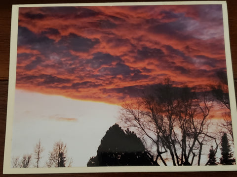 Photocard - Red Sky